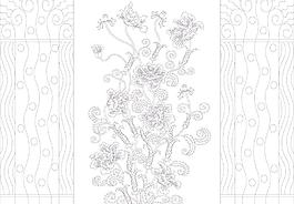 玻璃花紋