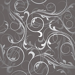 無(wú)縫花紋矢量圖