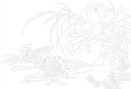 玻璃花紋