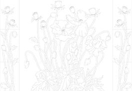 玻璃花紋