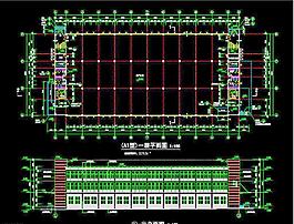 A型廠房平立面