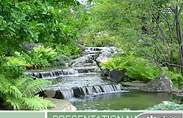 自然風(fēng)景高山流水PPT模板