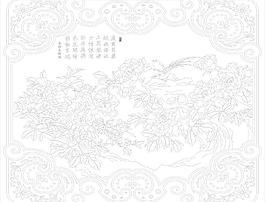 玻璃花紋