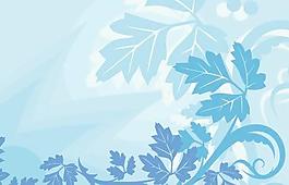 精美時(shí)尚植物花紋背景矢量素材015
