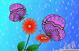 蝶戀花PPT模板