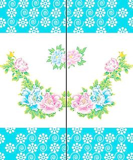 移门牡丹花