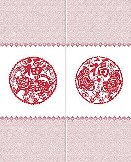 移门剪纸
