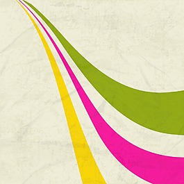 蹩腳的懷舊背景和豐富多彩的抽象的線