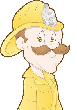 消防员的卡通人物