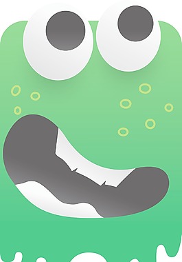 可愛(ài)的怪物的向量元素