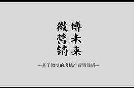 房地产微薄营销方案PPT模板