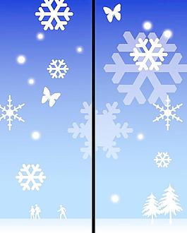 移门雪花