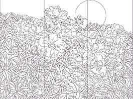 玻璃花紋