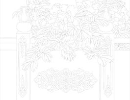 玻璃花紋