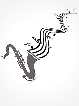 背景與孤立的sexophone