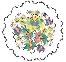 手繪花紋