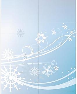 移门雪花