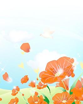 花朵移门