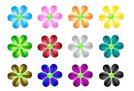花瓣矢量圖
