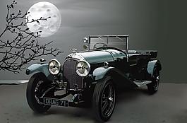 經(jīng)典老爺車矢量圖