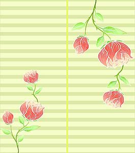 玫瑰花 移門圖案