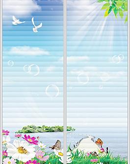 風(fēng)景移門圖案