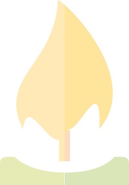 時(shí)髦的蠟燭圖標(biāo)