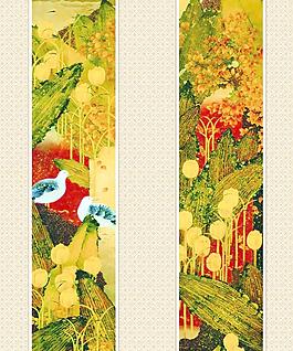 國畫 移門