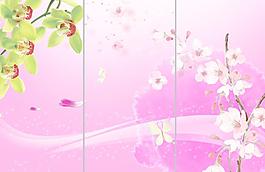 移门对花