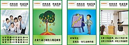 企業文化精神宣傳展板設計