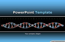 医学分子结构PPT模板