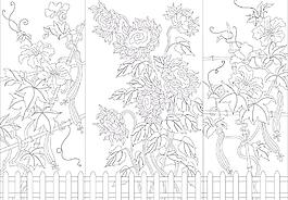 玻璃花紋