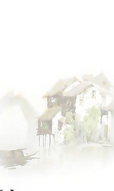 山水诗词移门