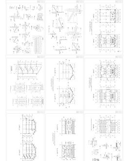 cad農(nóng)村徽派馬頭墻住宅樓施工圖
