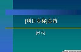項目報告總結(jié)PPT模板