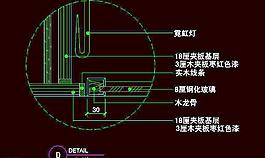 CAD之化妝道具店面布置