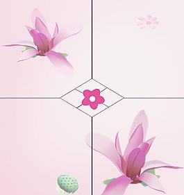 百合花 移动门