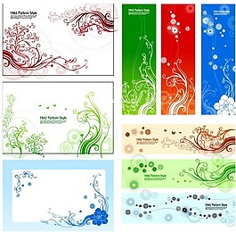 韓式多種背景花紋