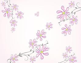 粉色花朵