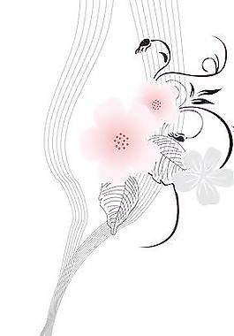 平開門線條花