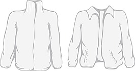 服装的向量元素