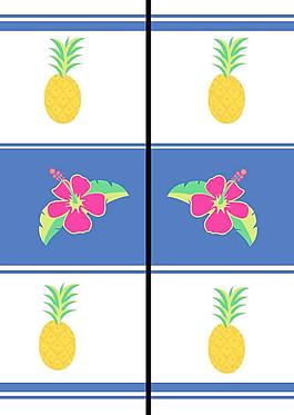 移门菠萝花