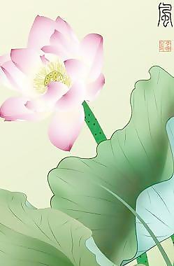 莲花图