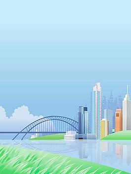 移門 城市風(fēng)光