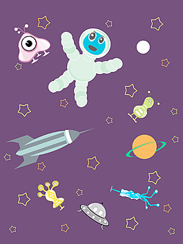 向量的宇宙模式图