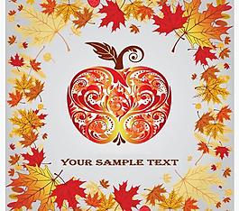 秋葉秋果矢量圖3