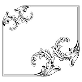 矢量雕刻花角