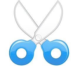 藍(lán)色的剪刀