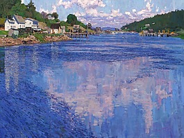 藍(lán)色湖水