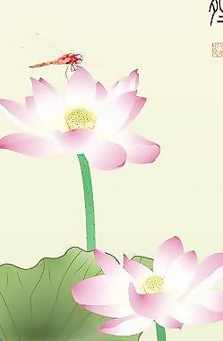 莲花图